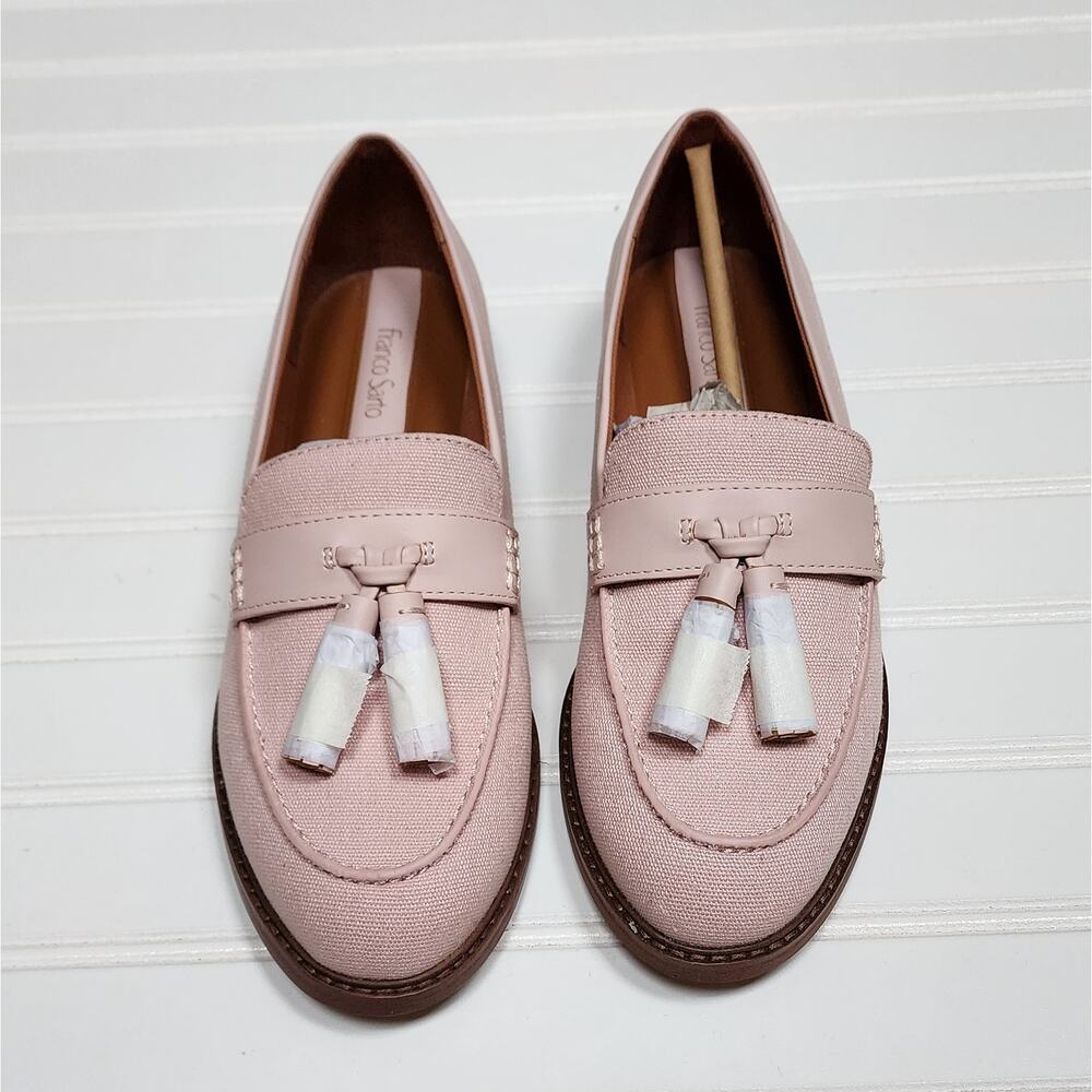 NWOT Franco Sorto Women's Carolynn Low2 Pink Tassel Loafer Shoes Size 8.5 - Picture 3 of 11